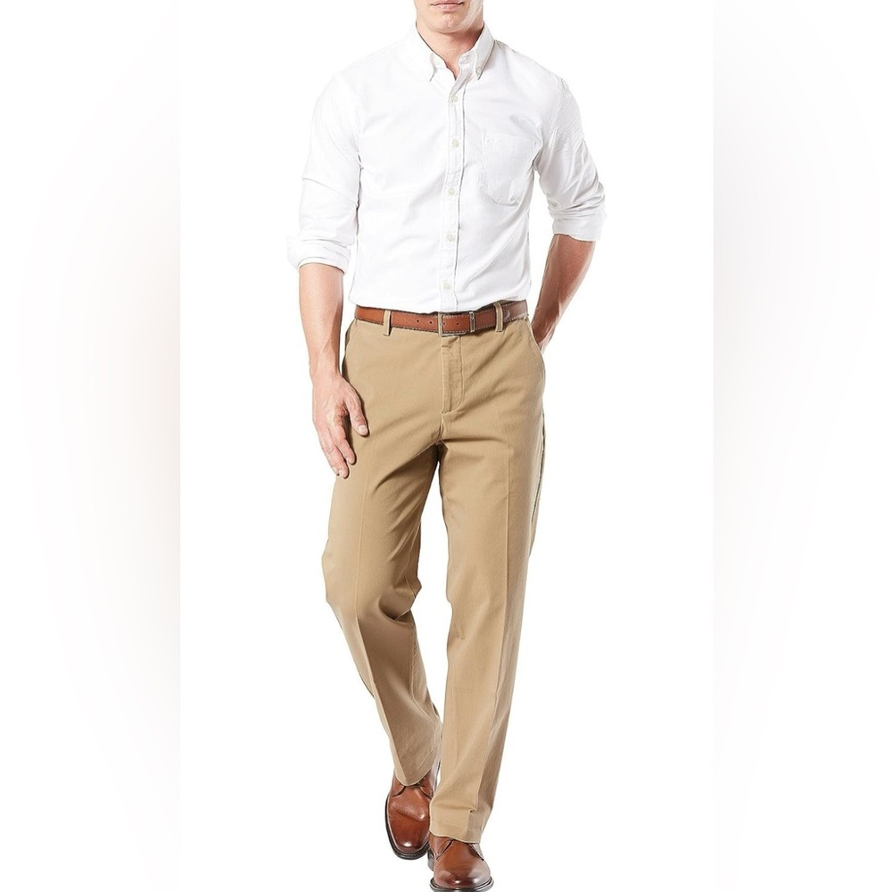 COPY - Dockers Men's Classic Fit Workday Khaki Smart 360 FLEX Pants 38X29 - Picture 3 of 8